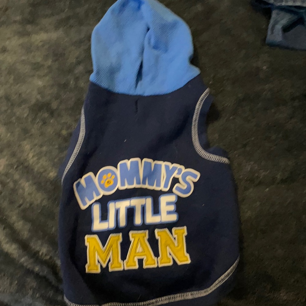 Mommy’s little man dog shirt